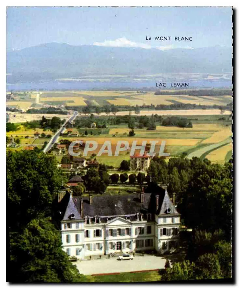 Divonne-les-Bains — Castelo, Lago Léman e Mont Blanc — Éditions J. Cellard - Frente