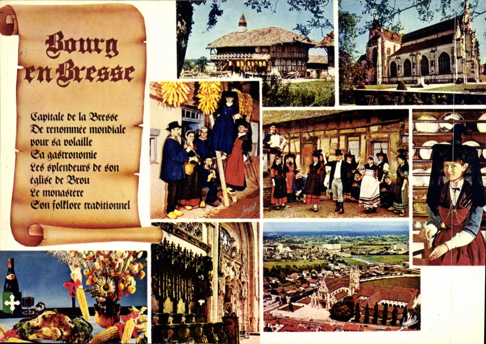 Bourg-en-Bresse — Capital da Bresse — Editor VC 50 - Frente