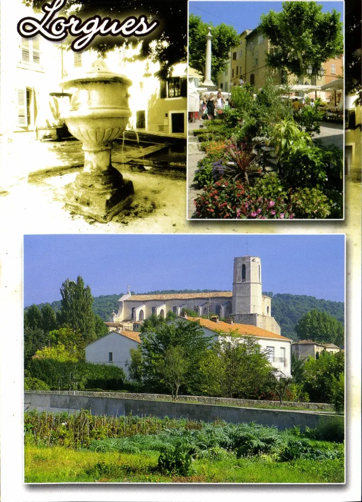 Lorgues — provenzalisches Dorf — Éditions Photoguay, Nr. HL.94 - Vorderseite
