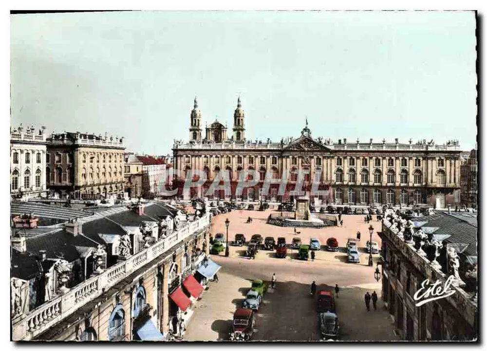 Nancy — Hotel de Ville i Statua Stanisława — Wydawca Etol - Awers