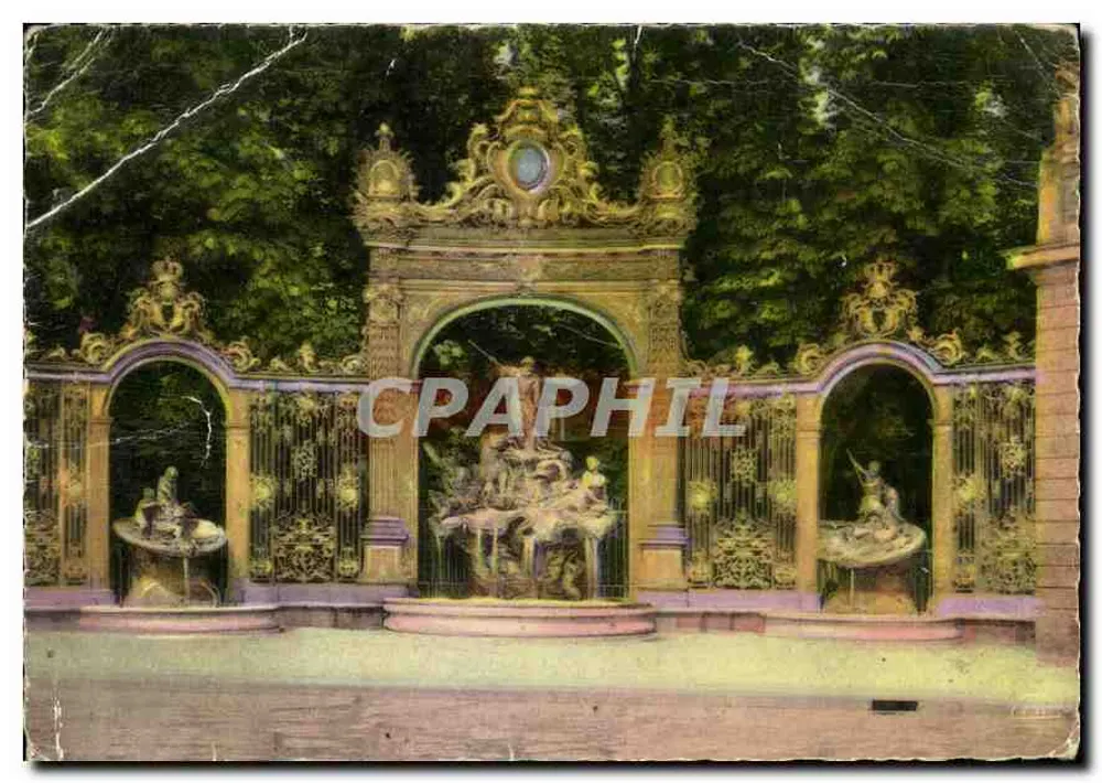 Nancy — Place Stanislas — Fontaine de Neptune — Cie des Arts Photomécaniques - Frente