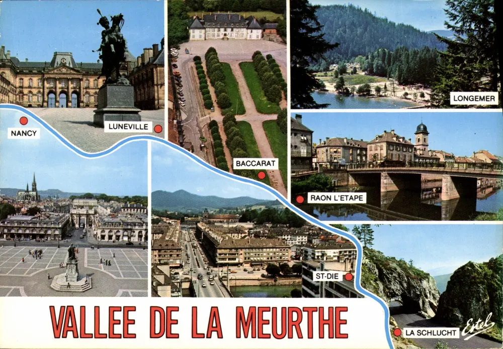 Vale da Meurthe — vista panorâmica — Edições Estel, n° 507 W - Frente