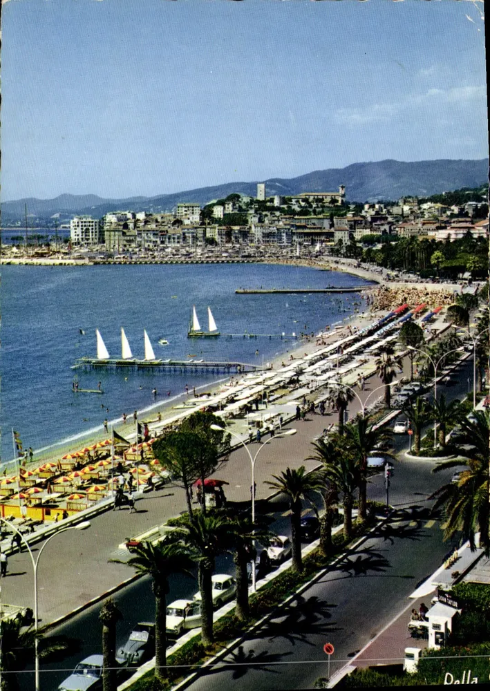Die Côte d'Azur — Cannes (A.M.) — Die Promenade de la Croisette und der Suquet — Éditions Nice - Vorderseite