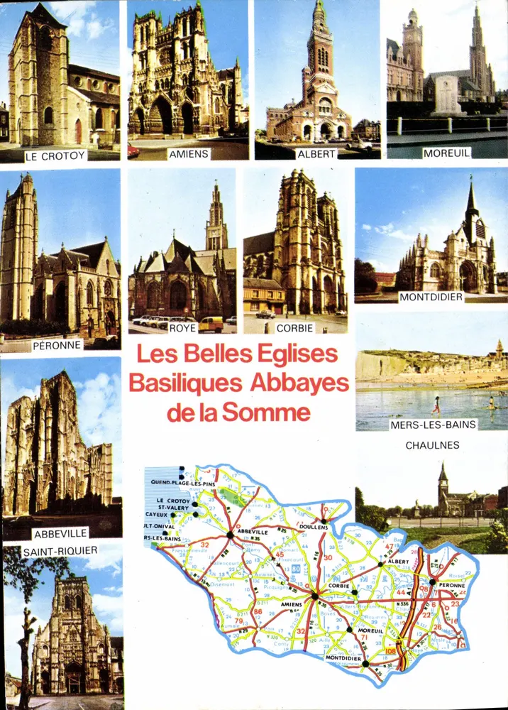 Die Schönen Kirchen, Basiliken und Klöster der Somme — Combier Editions und Impressions / Macon - Vorderseite