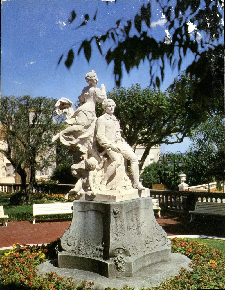 Grasse — Monument a Fragonard — Edições de Arte Montluçon - Frente