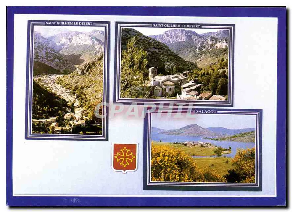 Saint-Guilhem-le-Désert — Saint-Guilhem-le-Désert — Le Salagou — Éditions DINO - Vorderseite