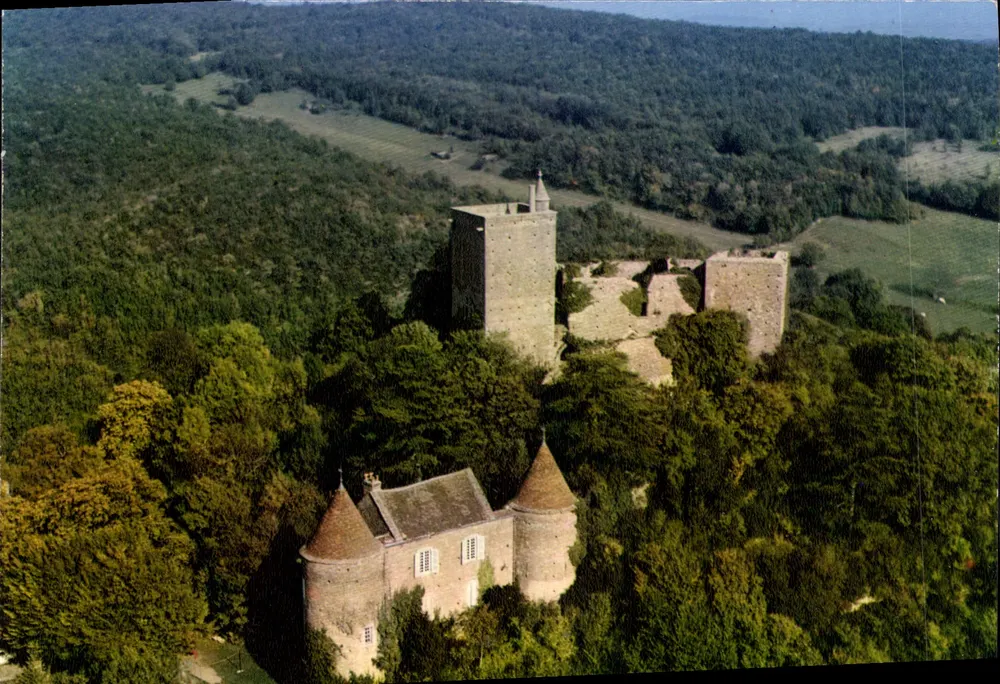 Castelo de Brancion — Conjunto feudal fundado no século X — Edição 1973 - Frente