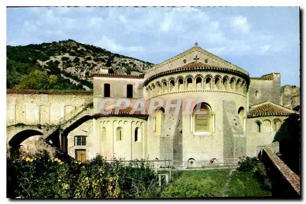 Saint-Guilhem-le-Désert — Abside da Igreja (IXe e Xe s.) — Combier Imprimeur, Macon - Frente