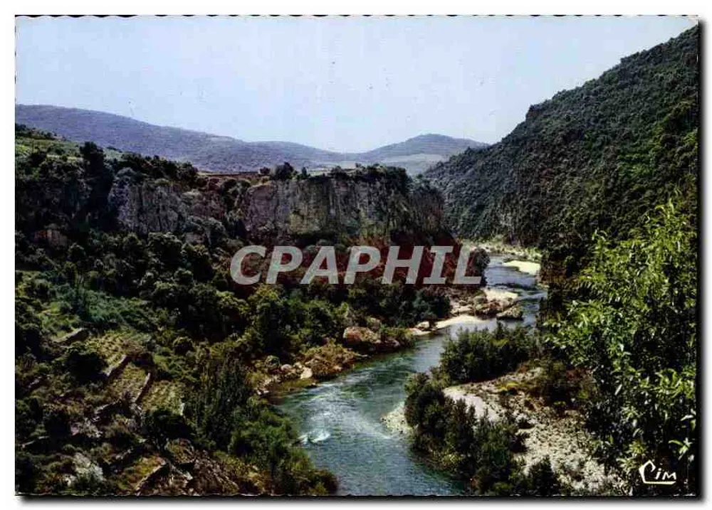 Rhône-Schluchten — Panoramablick — Cim (Verlag) Nr. 163 - Vorderseite
