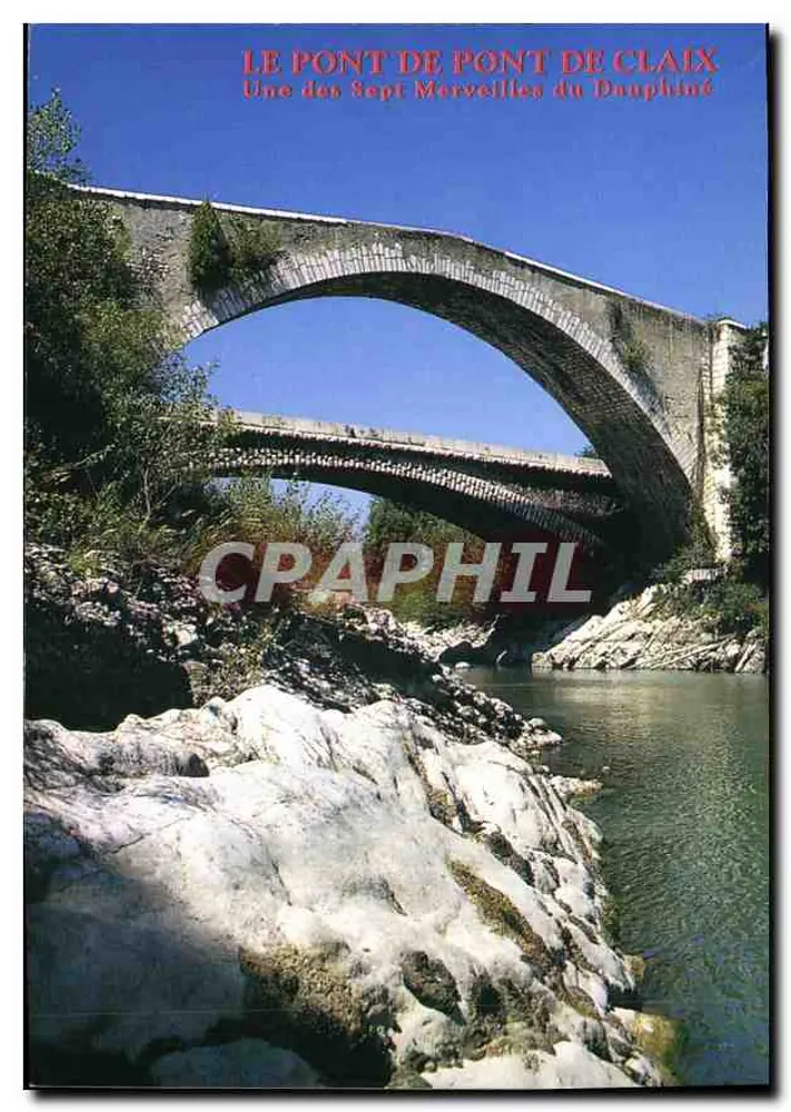 Die Brücke von Pont de Claix — Eine der Sieben Wunder des Dauphiné — Éditions Flash'Cartes - Vorderseite