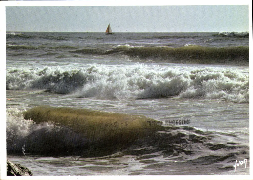Wellen am Meer — Thossios — Edition Jean-Jules d'Arbelli - Vorderseite