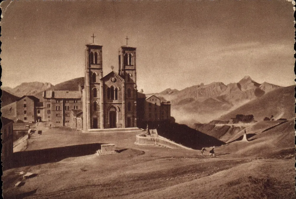 Basilika von La Salette — Pilgerung der Jungfrau von La Salette — Exklusiver Cliché der Missions von La Salette - Vorderseite