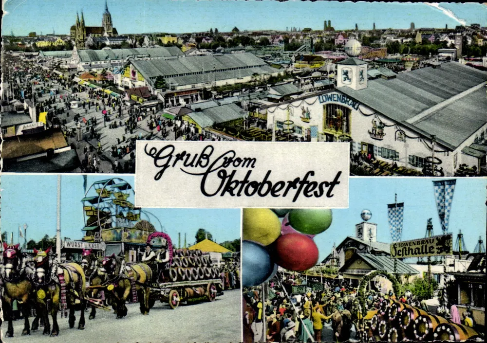Oktoberfest — Munique — Verlag Vanfred Huckauf München 27 - Frente