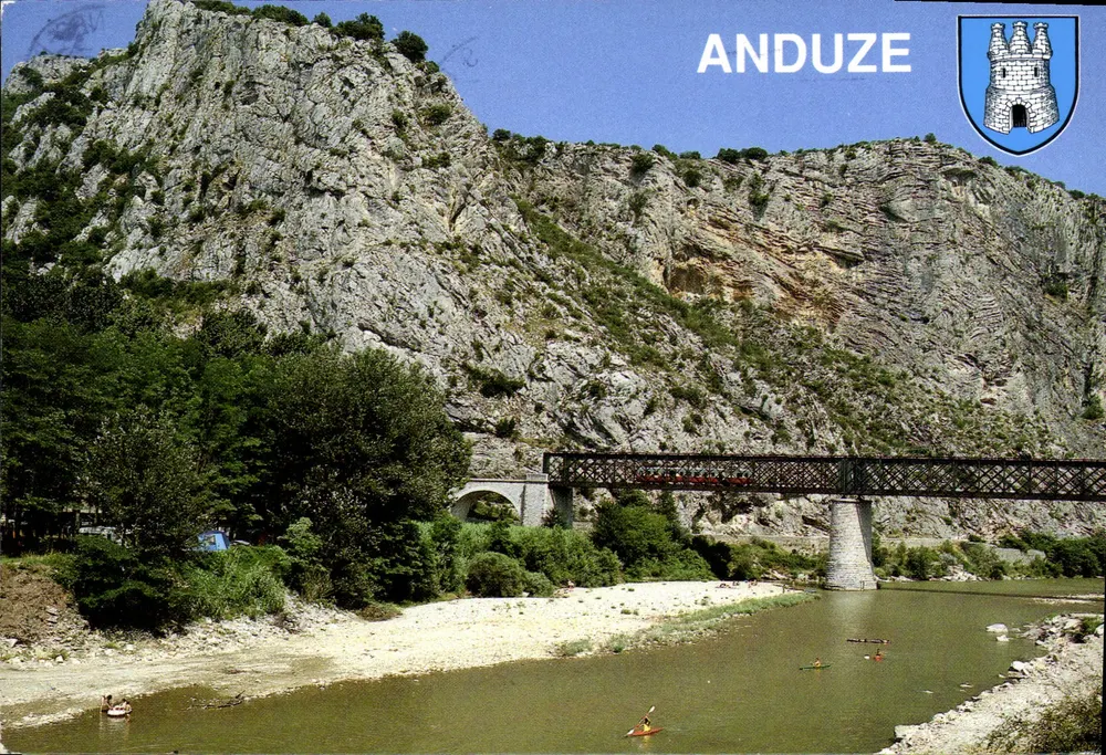 Anduze — Der alte Eisenbahnbrücke — Éditions Méridionales - Vorderseite