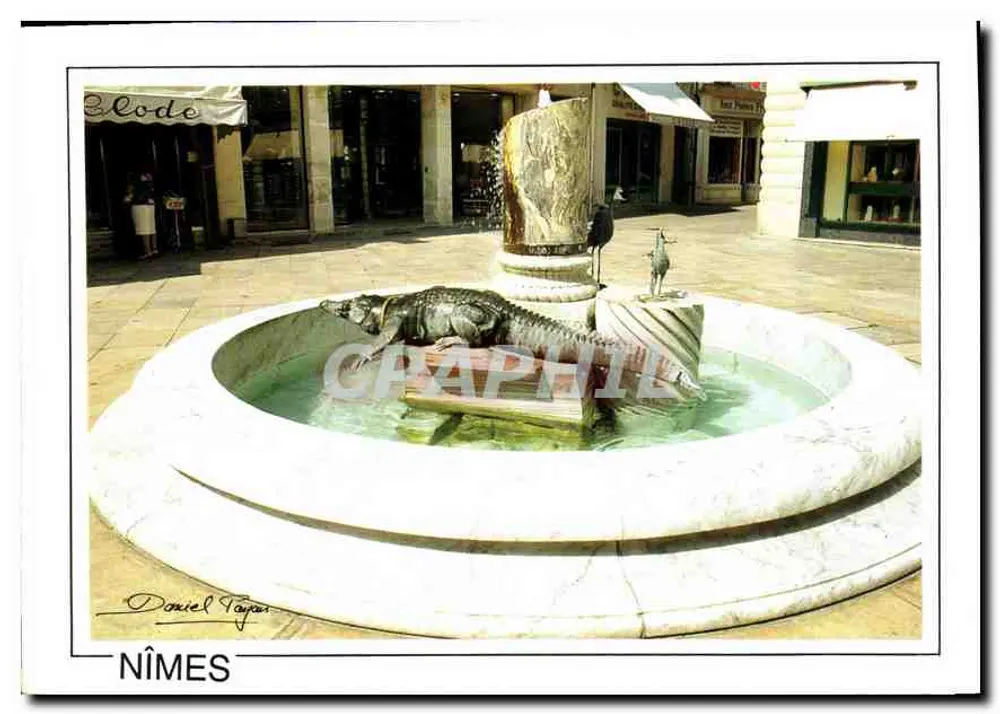 Fontaine der Place du Marché — Nîmes — Fotografie von Daniel Tayar - Vorderseite