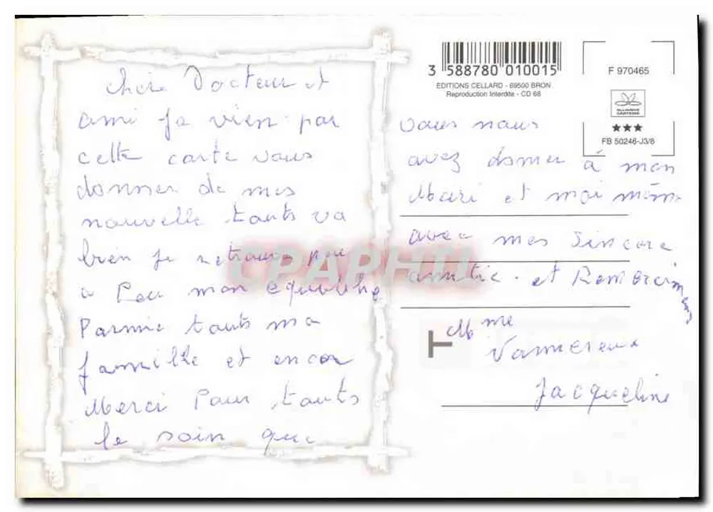 Pod słońcem Prowansji — Wydawnictwo Cellaro, seria CD 68 - Rewers