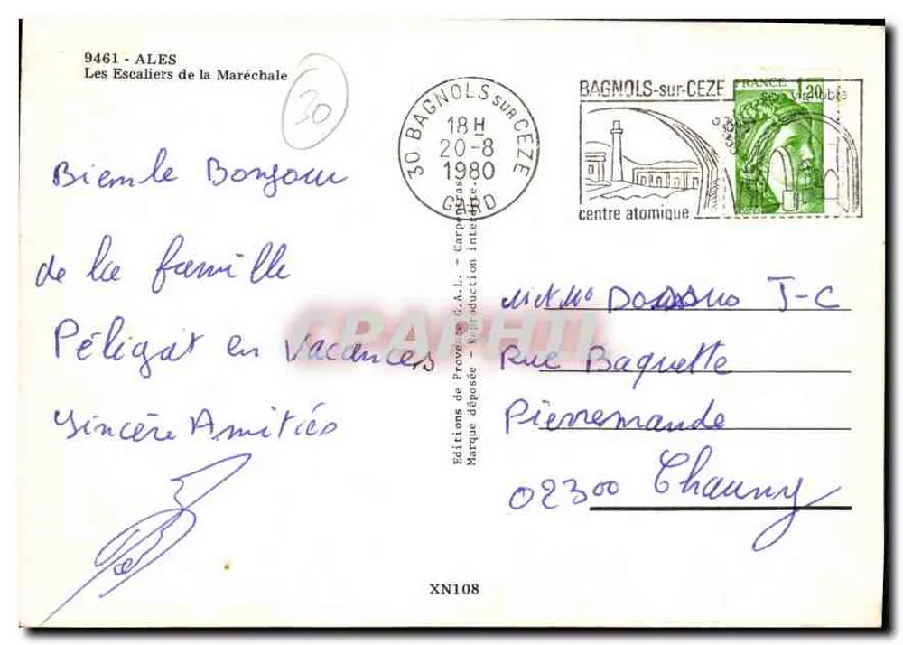 As Escadas da Marquesa — Ales — Edições da Provença A.L. - Verso