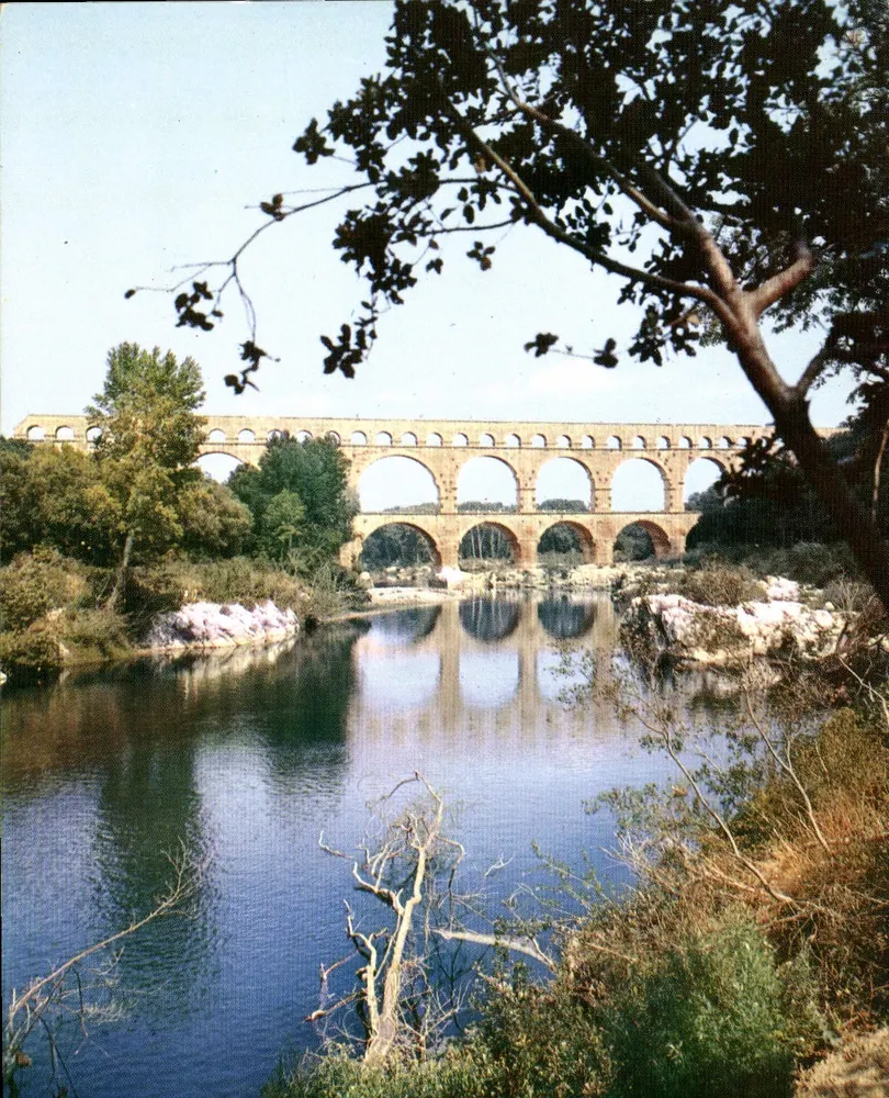 Pont du Gard — Römisches Aquädukt — Éditions des Frères Lumière, Lyon - Vorderseite