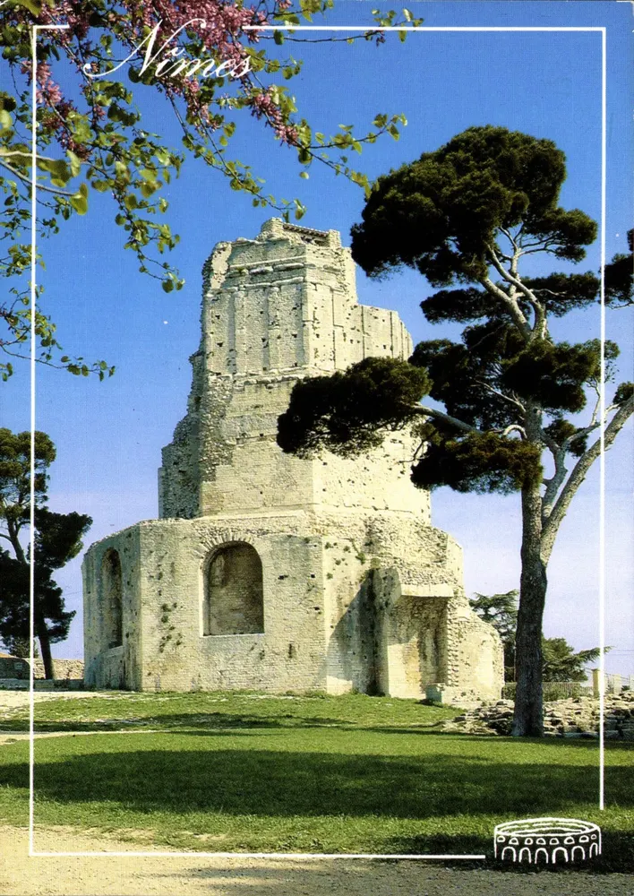 Nîmes — Torre Magne — Edições Azur Riviera - Frente