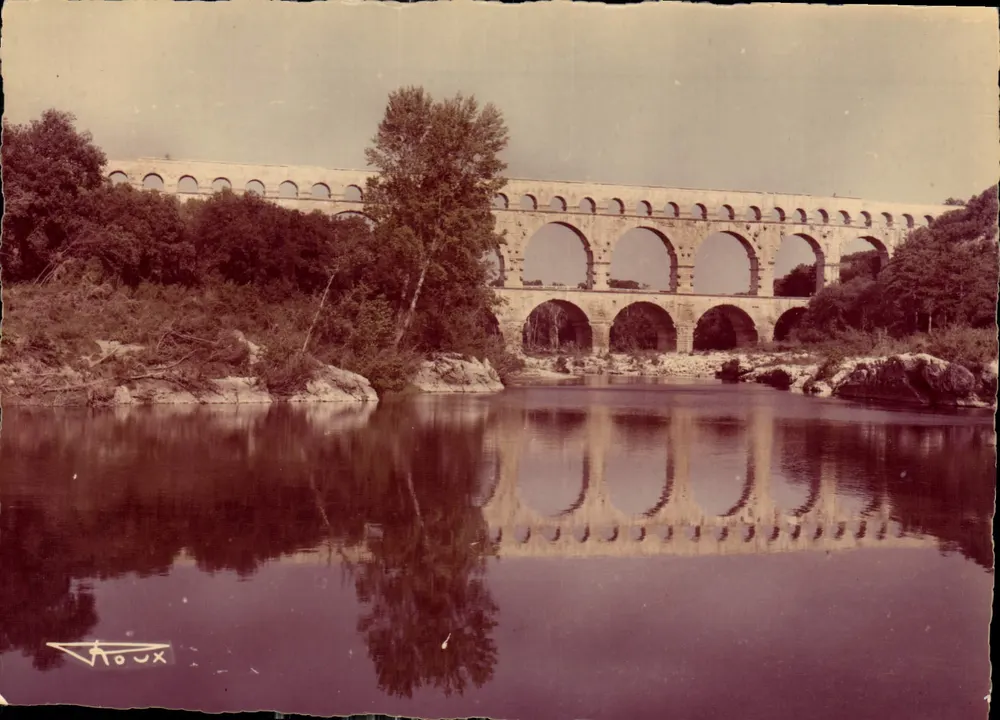 Pont du Gard — Römisches Aquädukt — Ausgabe ROUX - Vorderseite