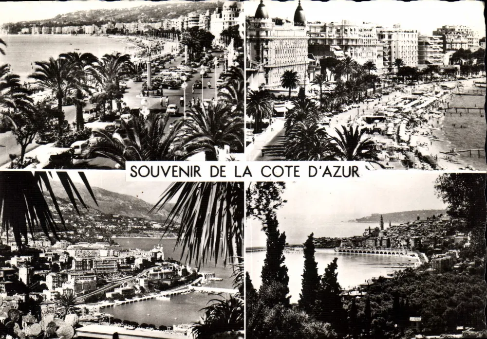 Erinnerung an die Côte d'Azur — Nice, Cannes, Monte-Carlo, Menton — L. Gilletta & Cie - Vorderseite