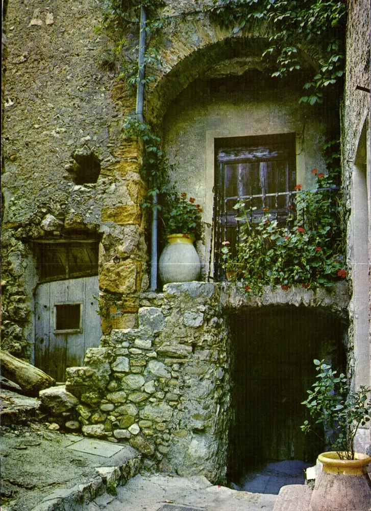 Côte d'Azur - Carros (A.M.) — Alt. 385m. und seine typischen alten Straßen — Éditions SE.P.T. - Vorderseite
