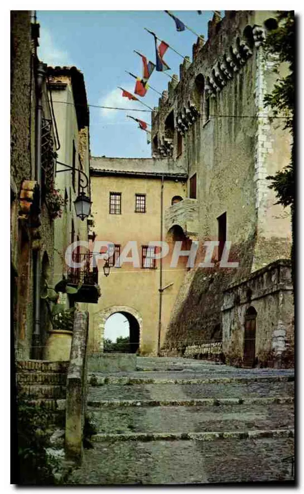 Eingang zur Place Grimaldi — Cagnes-sur-Mer — Verlag A. Rion - Vorderseite