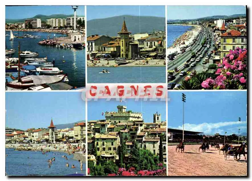 Cagnes-sur-Mer — vista panoramica — Les Editions Gilletta, n°501 - Recto