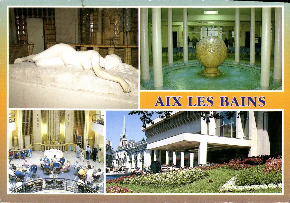 Aix-les-Bains — Os Banhos — Edições Revalp - Frente