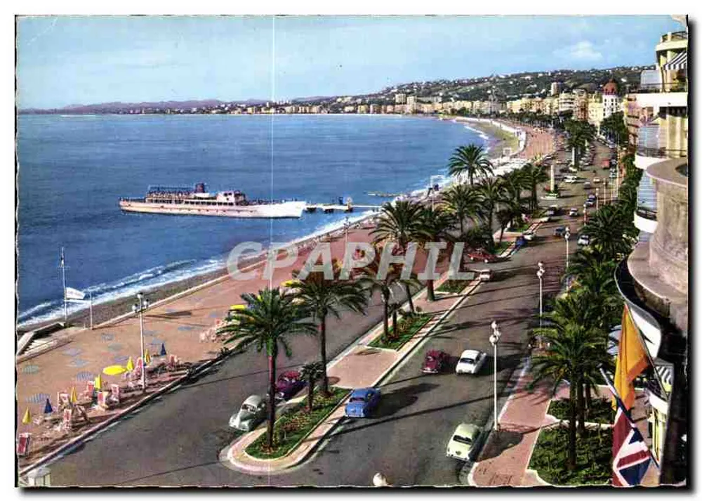 Die Côte d'Azur — Ansicht des Hotels Ruhl — Verleger L. Larcane, Nizza - Vorderseite