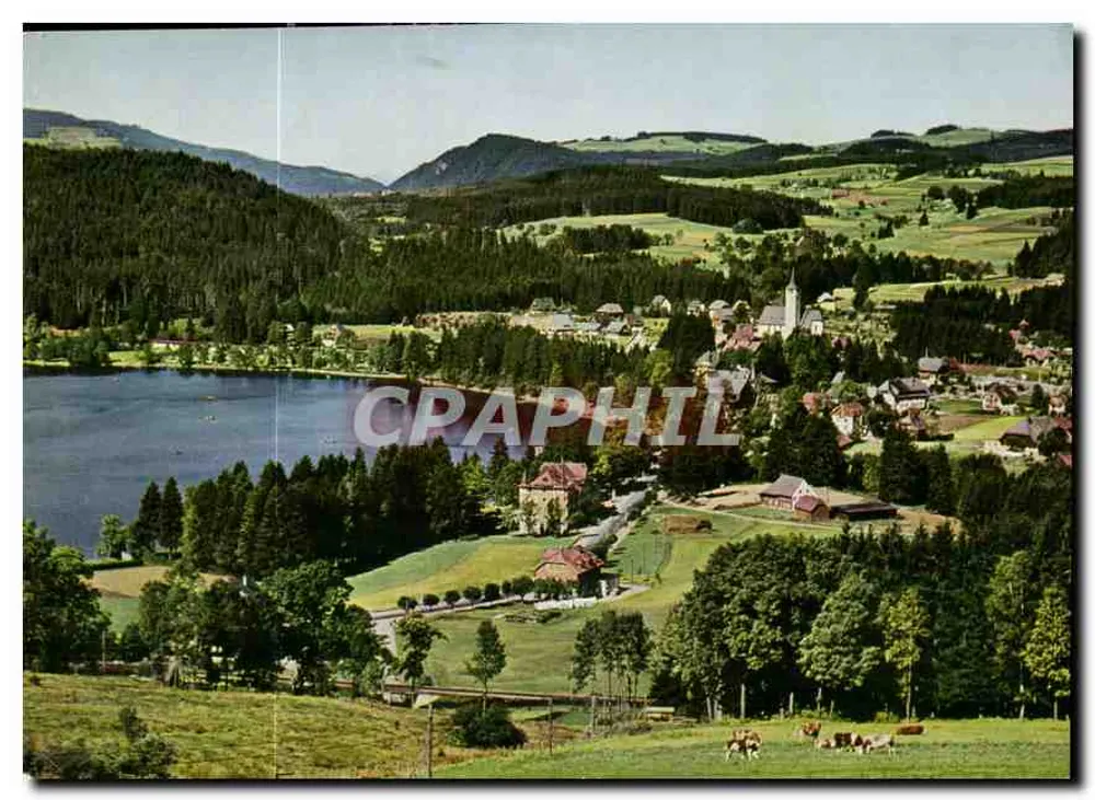Titisee (Schwarzwald) — 860 m acima do nível do mar — Verlag Erwin Burda, Friburg i. Br. - Frente