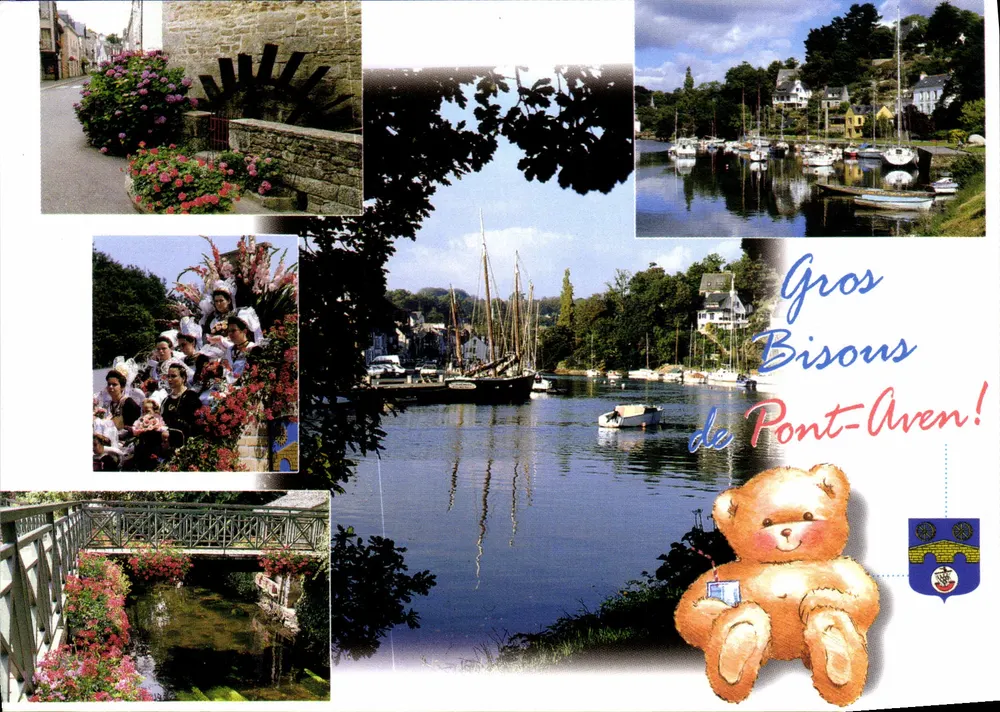 Pont-Aven — Panoramablick und lokale Szenen — Alliance Cartonne - Vorderseite
