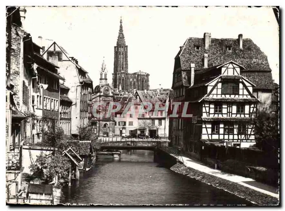 Straßburg — Ansicht von Petite France und der Kathedrale — Les Éditions d'Art - Vorderseite
