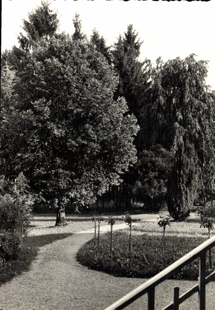 Klostergarten — Blick von den Treppen — Home Flos Carmeli, Schönenberg, Fribourg - Vorderseite