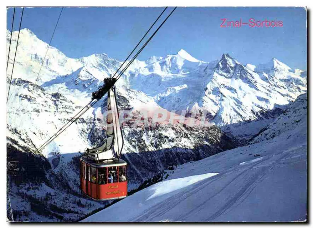 Zinal-Sorbois — Seilbahn — Photo Klopfenstein - Vorderseite