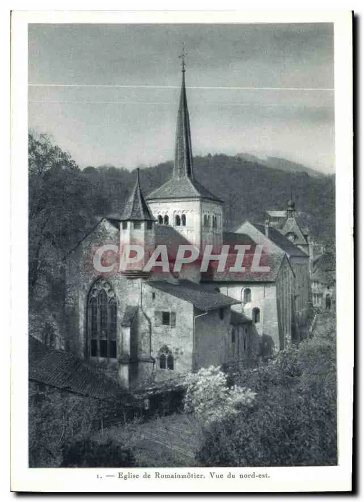Kirche von Romainmôtier — Ansicht von Norden-Osten — Phot. und Imp. Jongh, Lausanne - Vorderseite