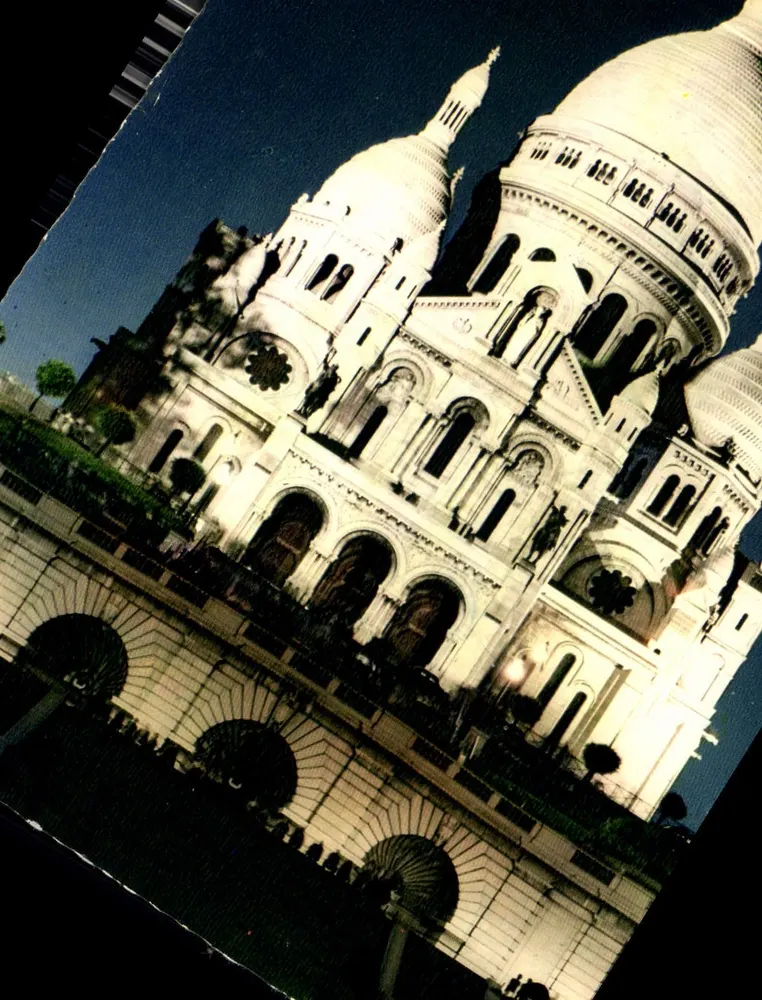 O Sacré-Cœur iluminado — Paris — Ed. Mexichrome n°595 - Frente