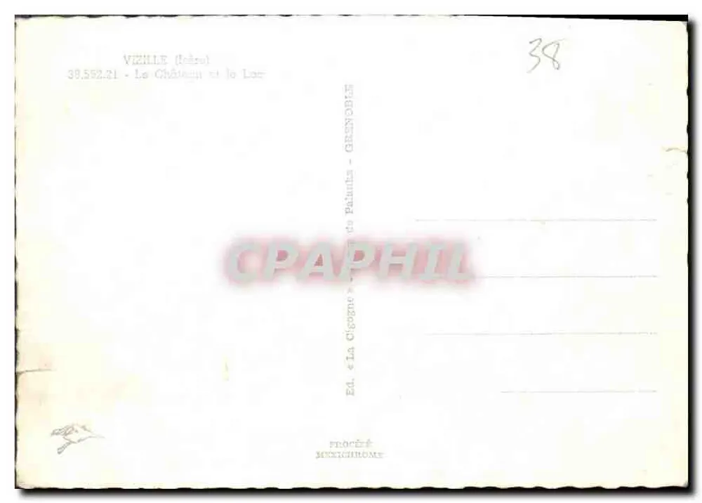 Castelo de La Cigogne — Vizille (Isère) — Éd. La Cigogne, Mexichrome - Verso