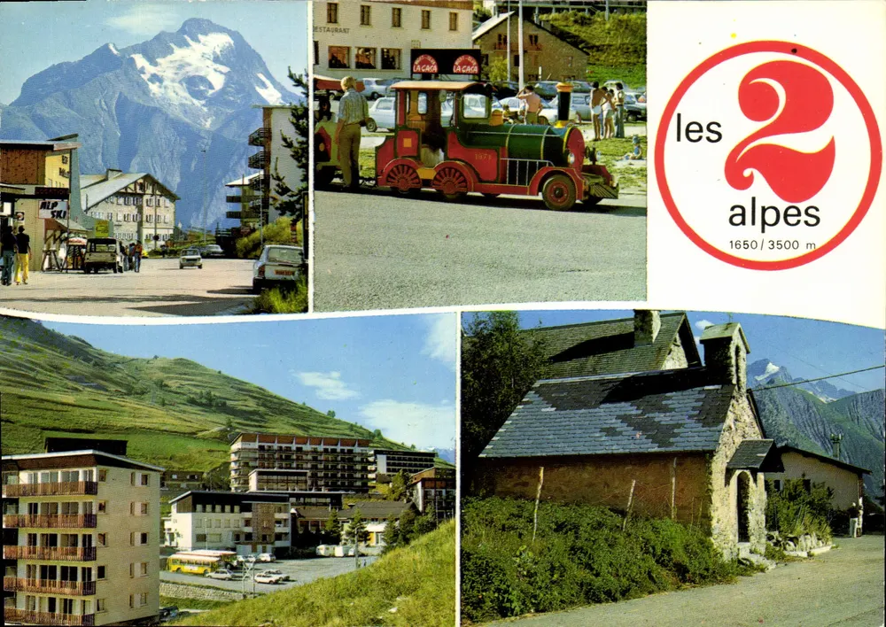 Les Deux Alpes — estação de esqui — editor SP.A.D.E.M. - Frente