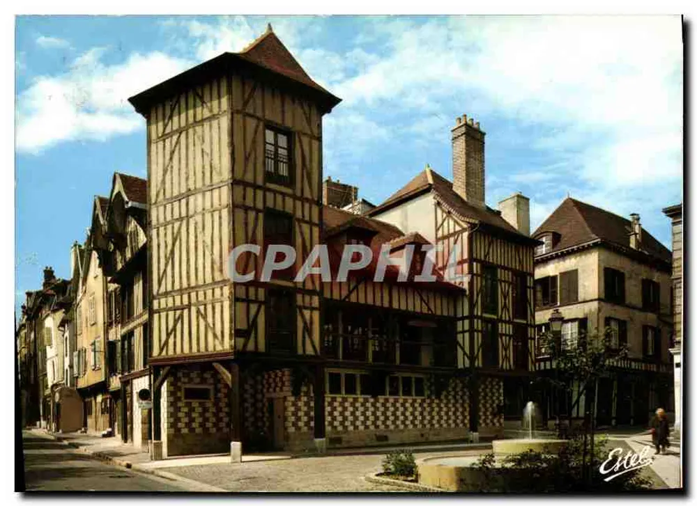 Troyes (Aube) — Alte Champagne-Häuser — Verlag Estel, Nr. 10 - Vorderseite
