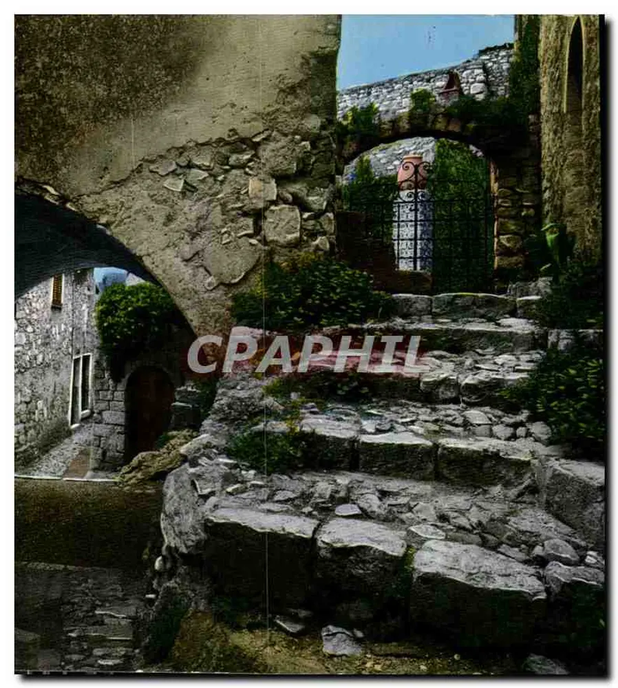 Eze - Village - A Entrada — Muséum — Éditions S.E.P.T. - 35, Boulevard Gorbella - Nice - Frente