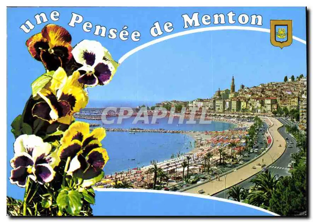 Menton — vista geral — Éditions Photocopy, BF 103 - Frente