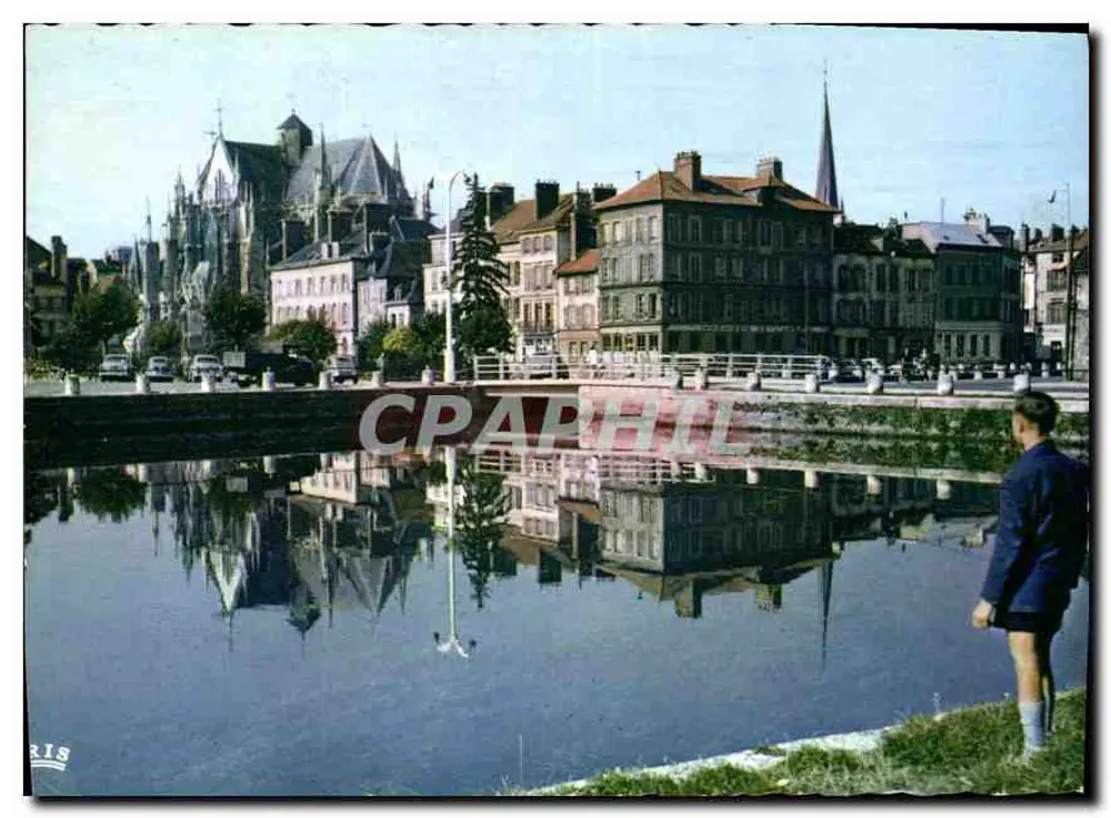 Troyes — Kanal und Kirche Urbain IV — Éd. La Cirque de Talleyrand - Reims - Vorderseite
