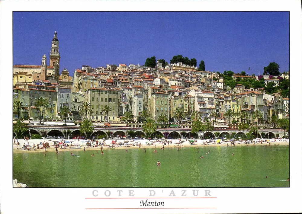 Côte d'Azur — Menton — editor AS de Cœur - Frente