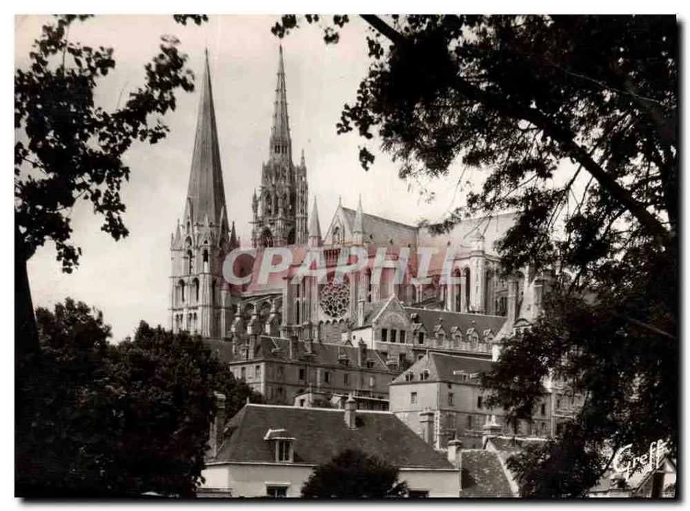 Chartres — Catedral, lado Sul — Edição Greff - Frente