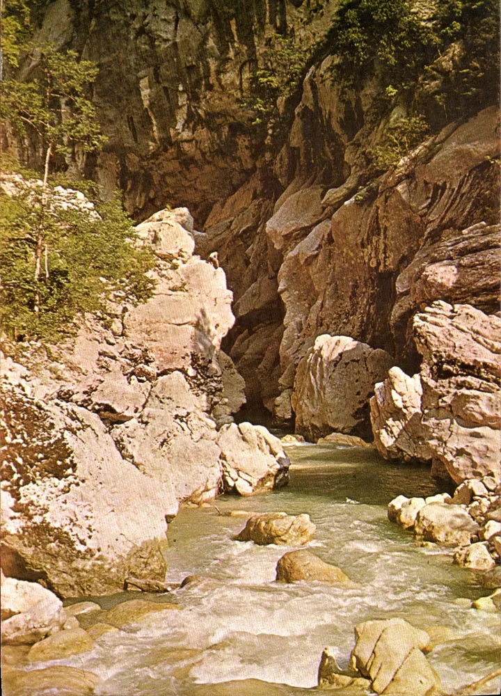 Verdon-Schluchten — Der Eingang zum Styx — Fotoexklusiv A. MONIER (Alpes de Haute Provence) n°04120 - Vorderseite