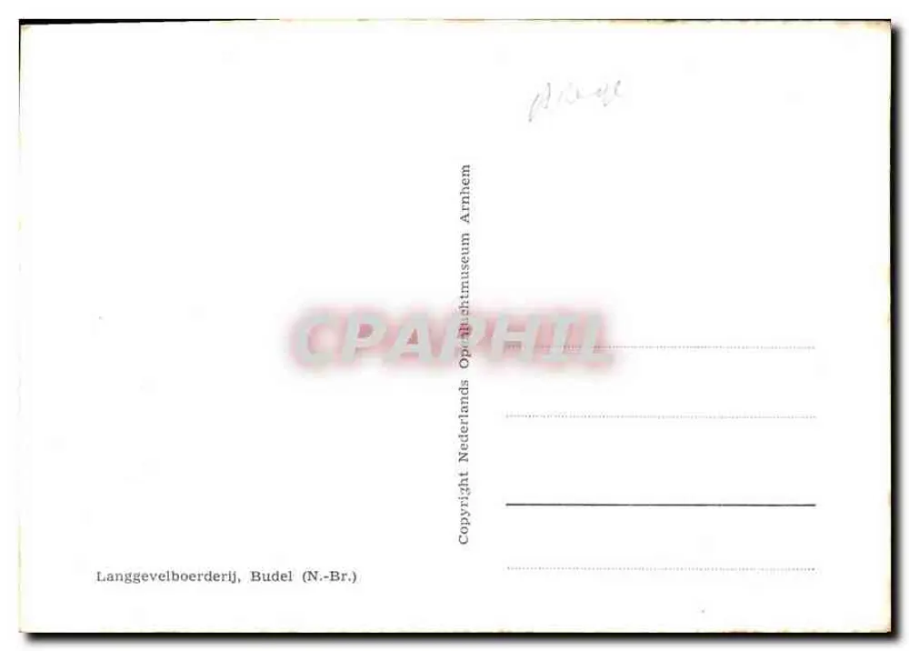 लैंगगेवेलबॉयडरिज, बुडेल (N.-Br.) — Op het Nederlands Openluchtmuseum Arnhem - पीछे