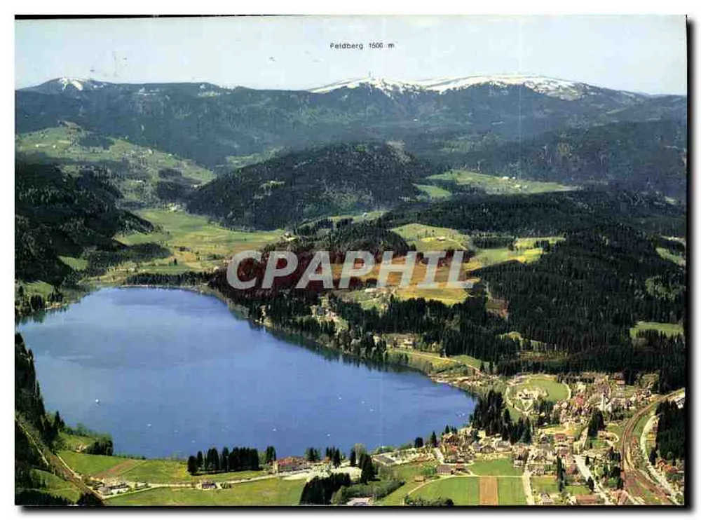Titisee nel Schwarzwald — con vista sul Feldberg 1500 m — editore Werner-Verlag, S. Ulrich - Recto