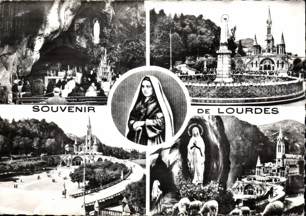 Lourdes — Lembrete de Lourdes — P. Doucet, editor - Frente