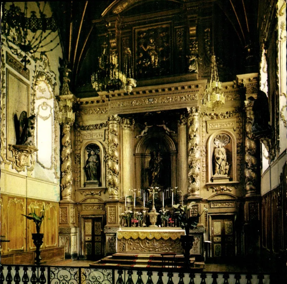 Arrens (Htes-Pyrénées) — Kapelle von Pouey Laün — klassisches Holzretabel - Vorderseite